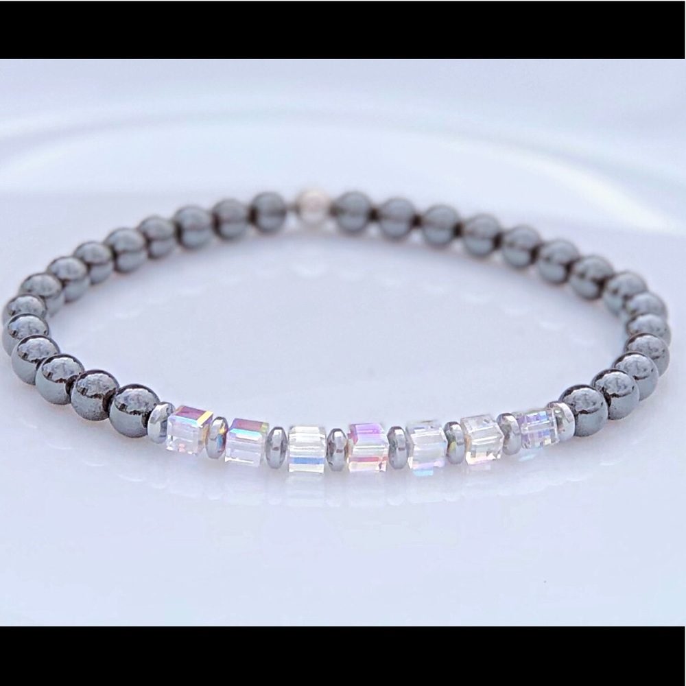Swarovski Hematite Bracelet